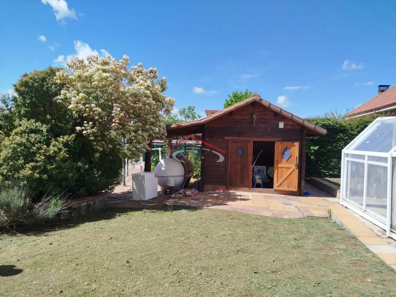Jardín de Casa o chalet en venta en Vegas del Condado con Calefacción, Jardín privado y Trastero