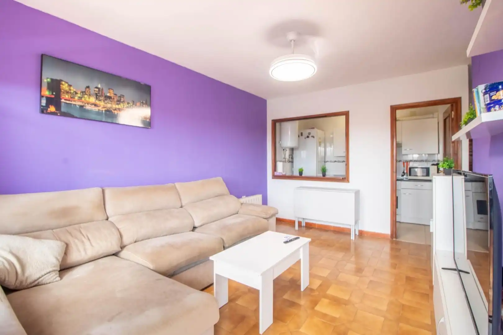 Sala d'estar de Apartament en venda en Orihuela amb Jardí privat, Terrassa i Moblat