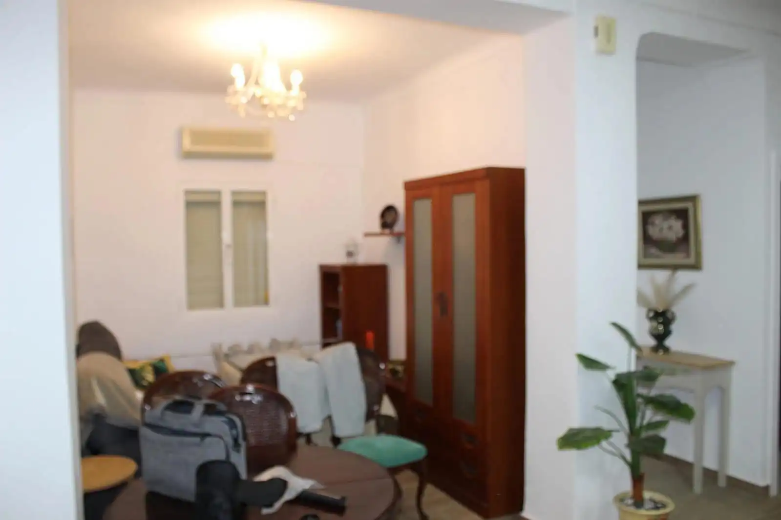 Wohnzimmer von Einfamilien-Reihenhaus zum Verkauf in Fuentes de Andalucía mit Klimaanlage und Terrasse