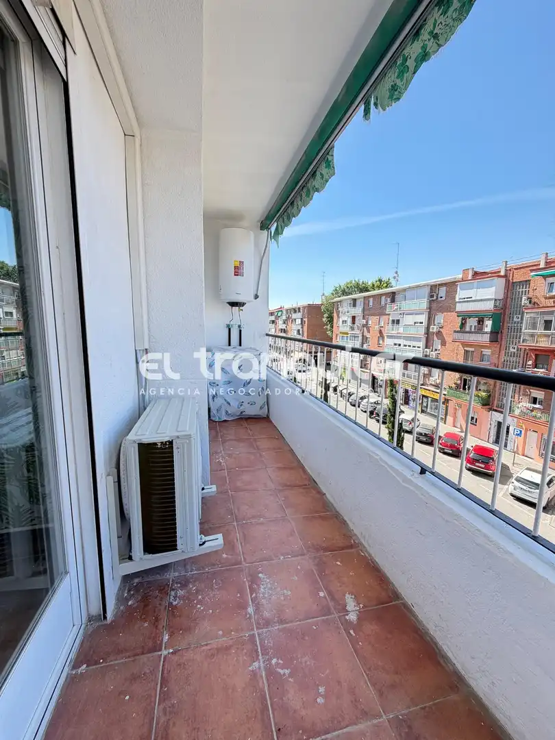 Terrasse von Wohnung zur Miete in Madrid mit Klimaanlage, Möbliert und Waschmaschine