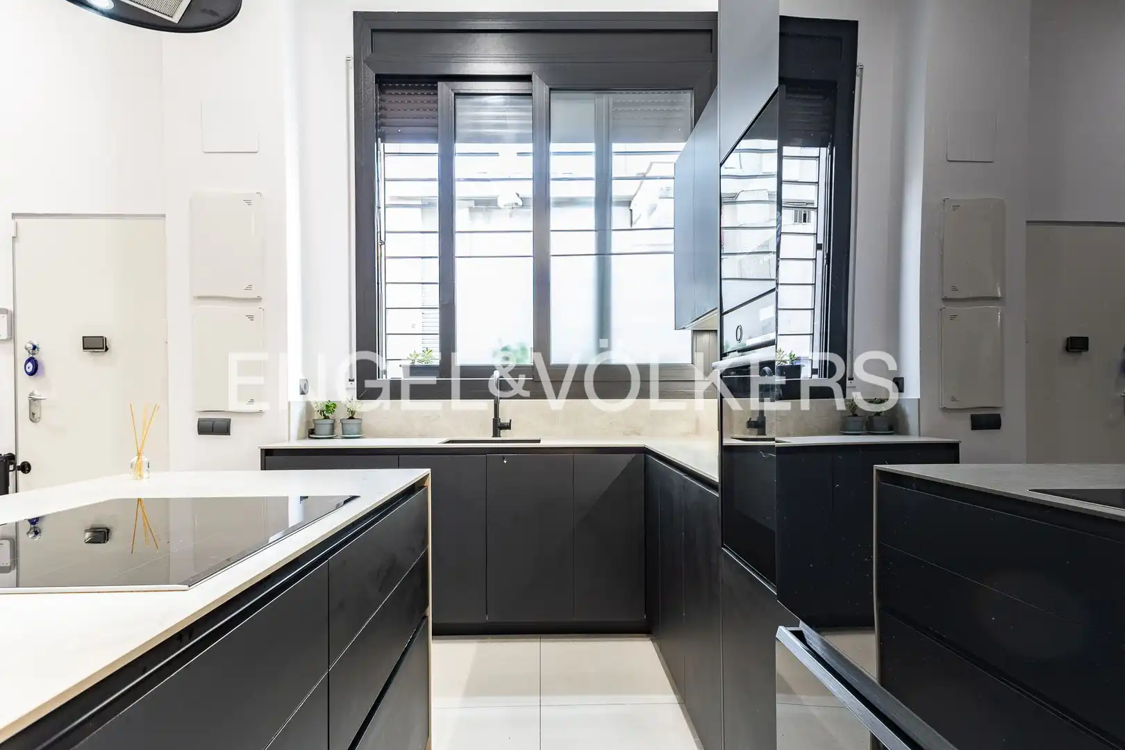 Cocina de Casa adosada en venta en Badalona con Aire acondicionado, Calefacción y Terraza