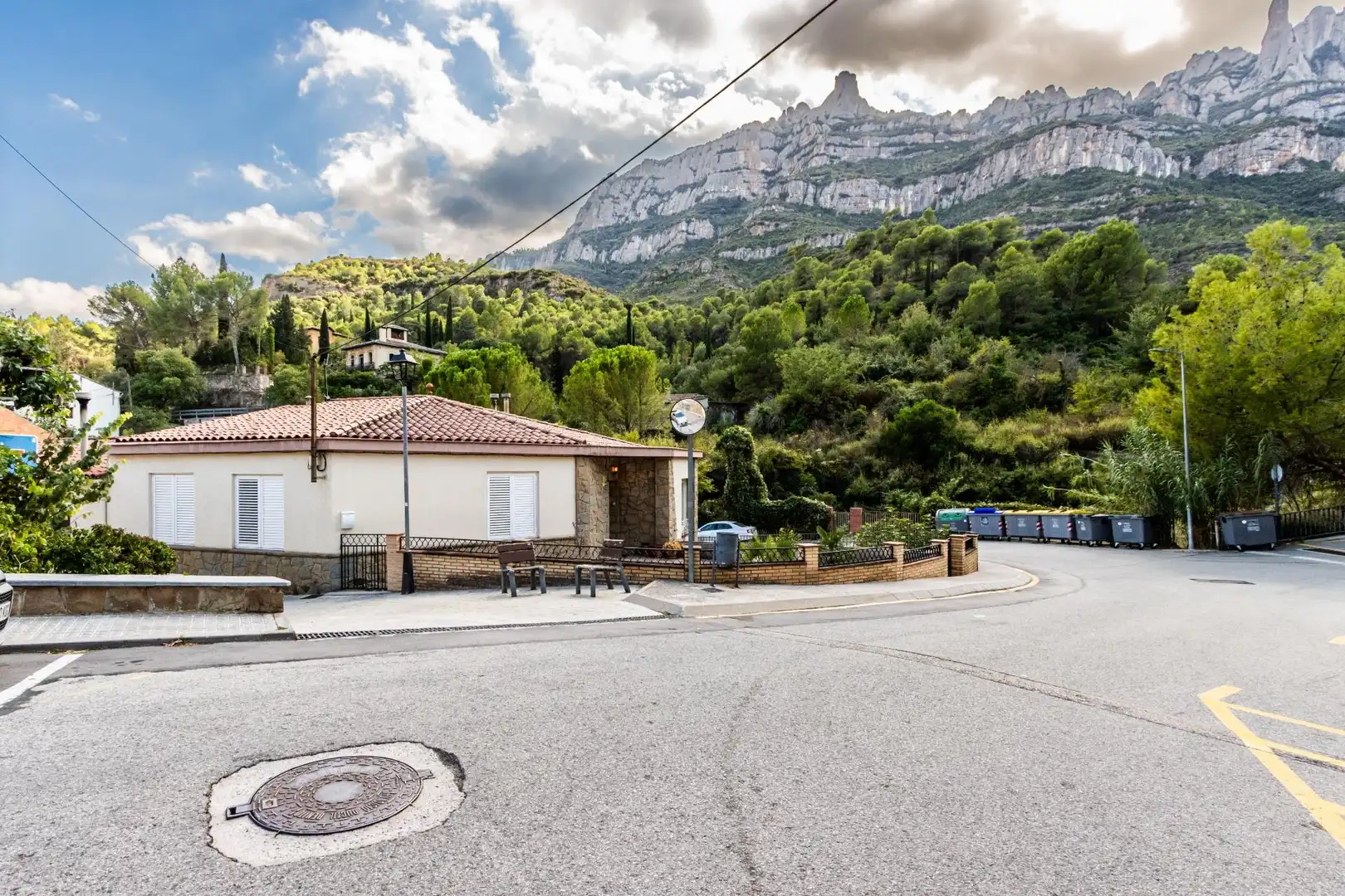 Vista exterior de Casa o chalet en venta en Monistrol de Montserrat con Calefacción, Jardín privado y Trastero