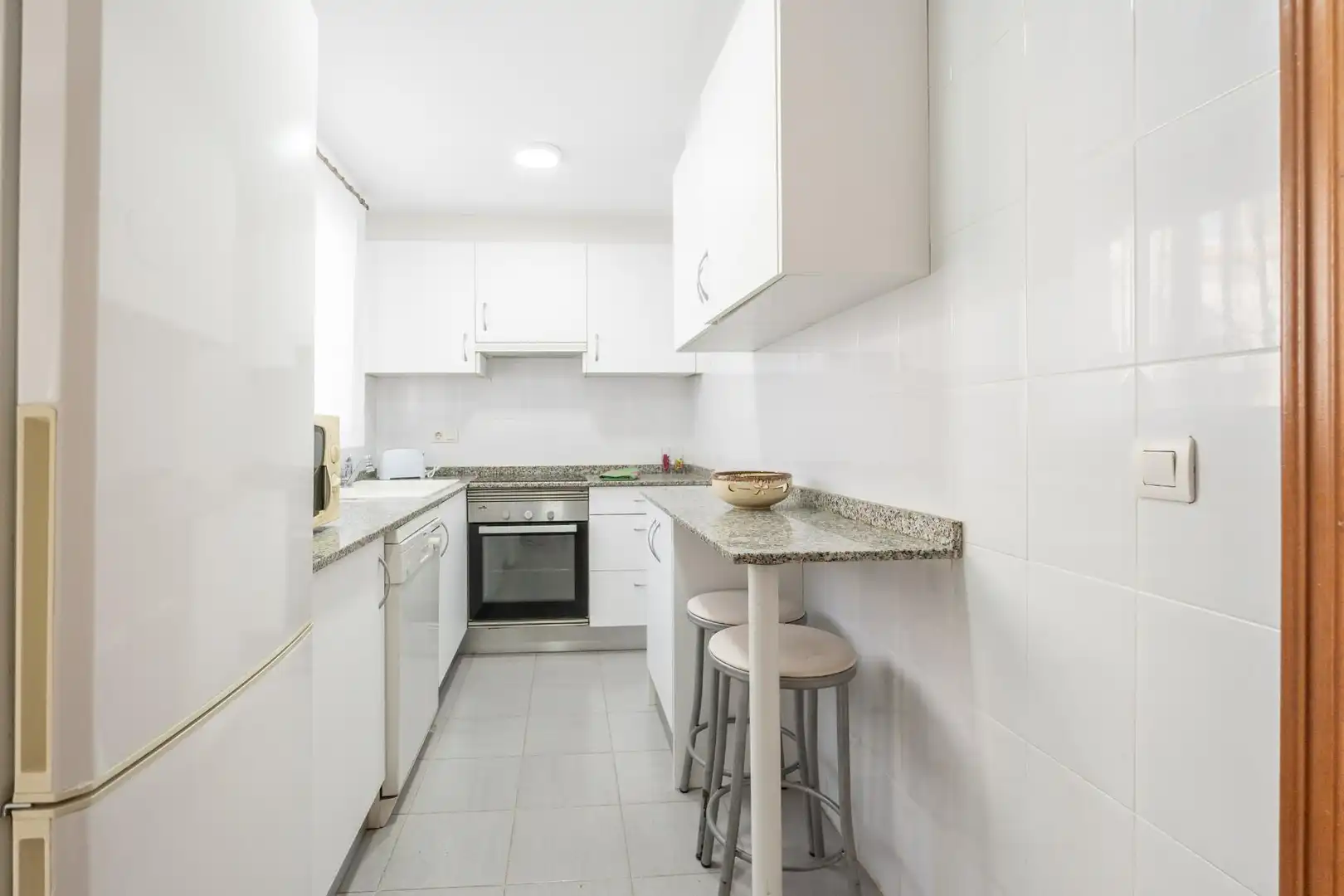 Cocina de Piso de alquiler en Valencia con Aire acondicionado, Calefacción y Amueblado