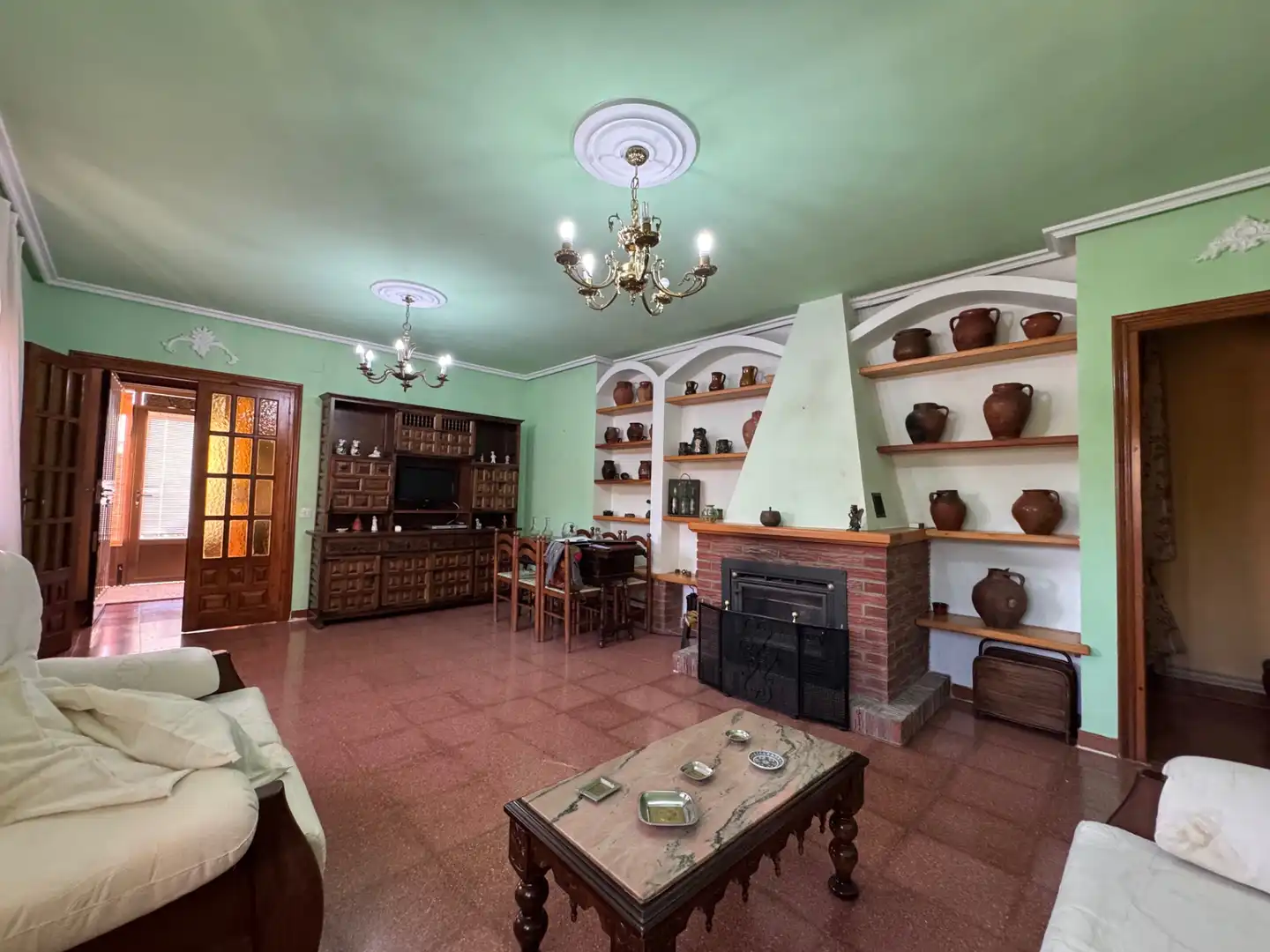 Sala d'estar de Casa o xalet en venda en Langa de Duero amb Calefacció, Terrassa i Traster