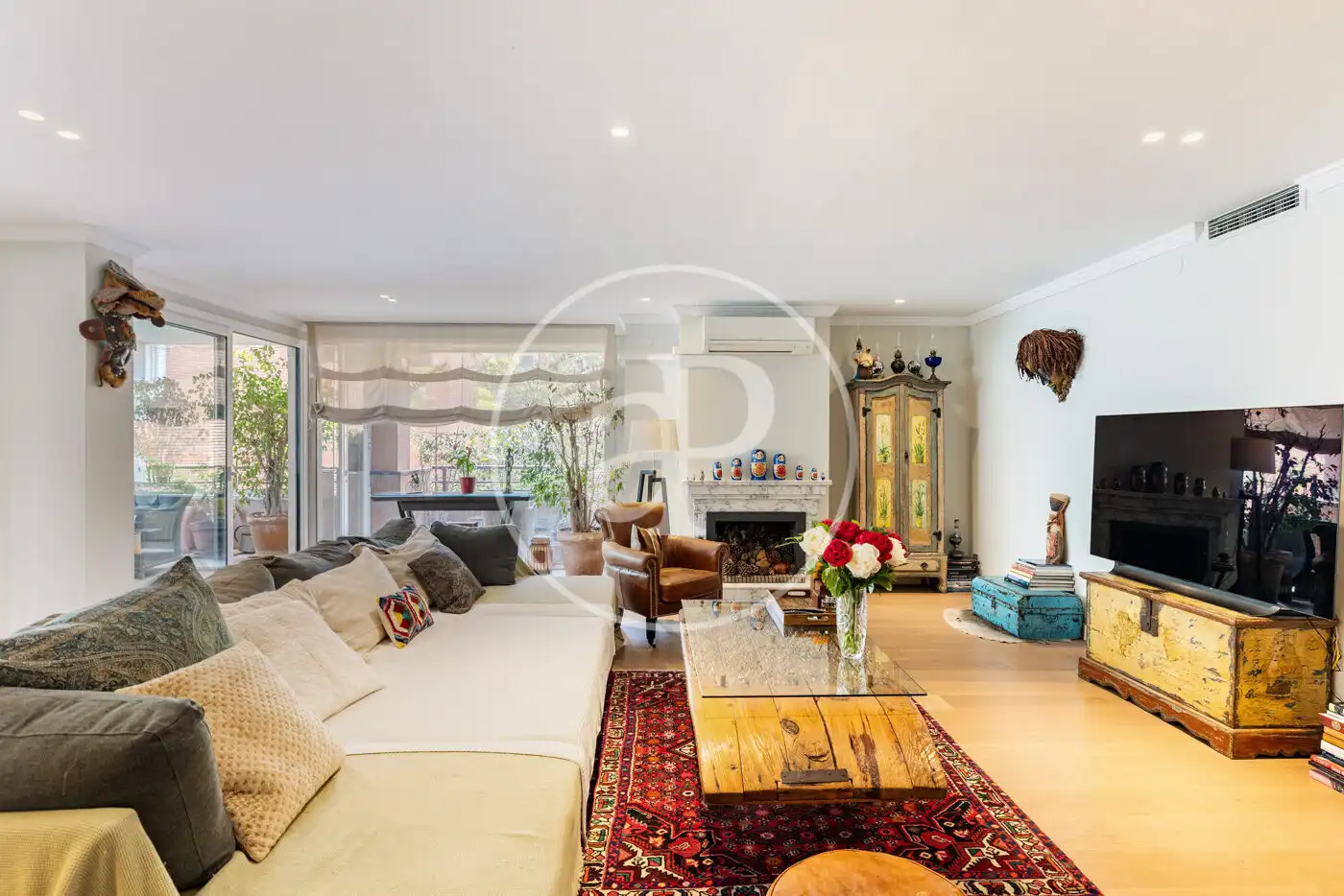 Sala de estar de Piso en venta en Barcelona con Aire acondicionado, Calefacción y Terraza