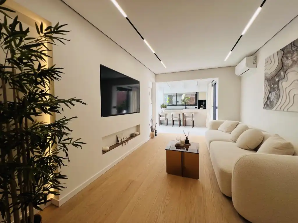 Sala de estar de Apartamento en venta en Calvià con Aire acondicionado, Terraza y Piscina