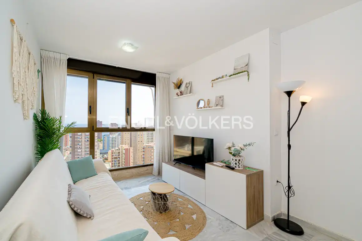 Living room of Attic for sale in Benidorm  with Air Conditioner and Community pool