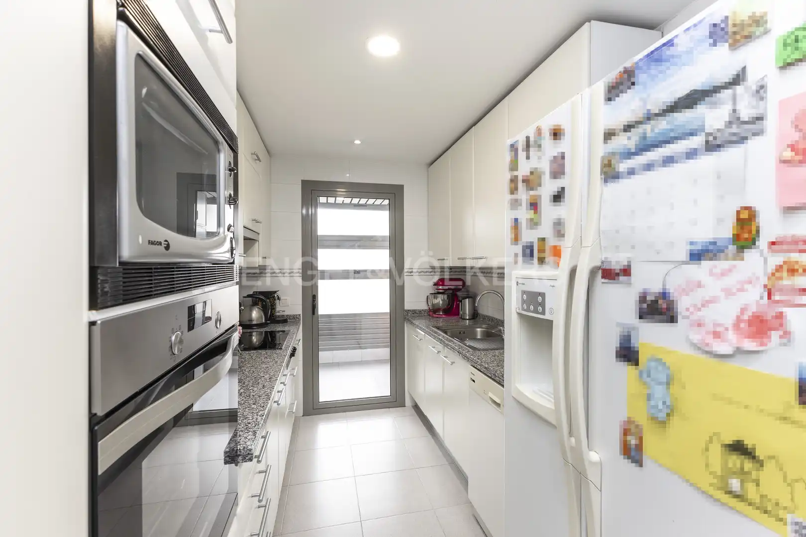 Küche von Maisonette zur Miete in La Moraleja mit Klimaanlage, Heizung und Privatgarten