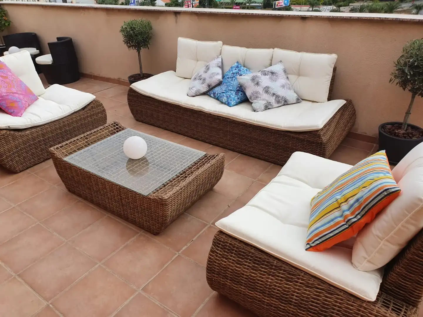Terrace of Attic for rent in Murcia  with Air Conditioner, Heating and Terrace