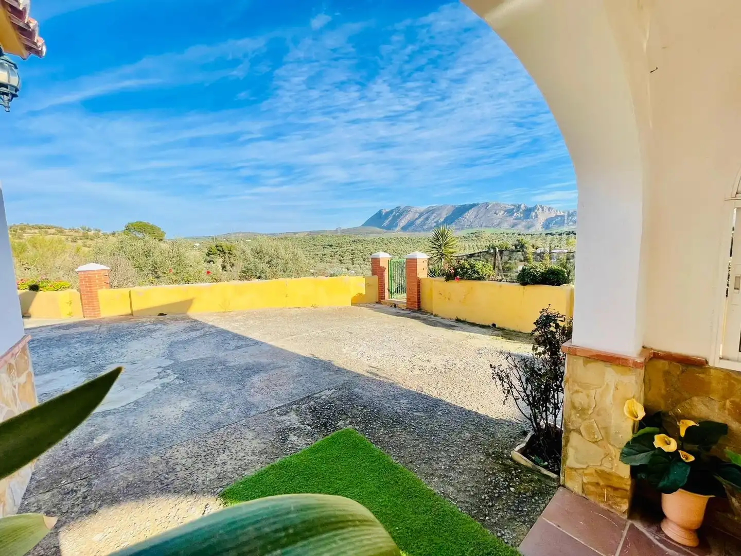 Terraza de Finca rústica en venta en Antequera con Jardín privado, Trastero y Piscina