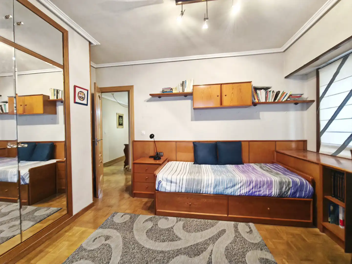 Bedroom of Flat for sale in  Logroño  with Heating, Parquet flooring and Terrace