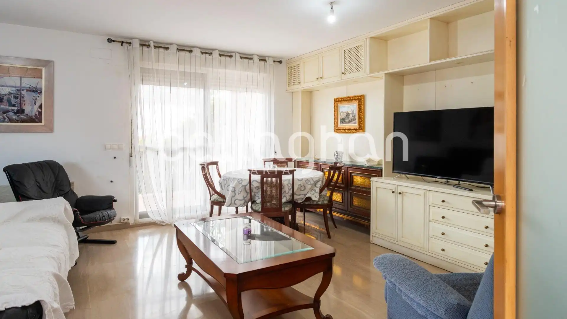 Vista exterior de Casa adosada en venta en El Real de Gandia con Aire acondicionado, Calefacción y Piscina