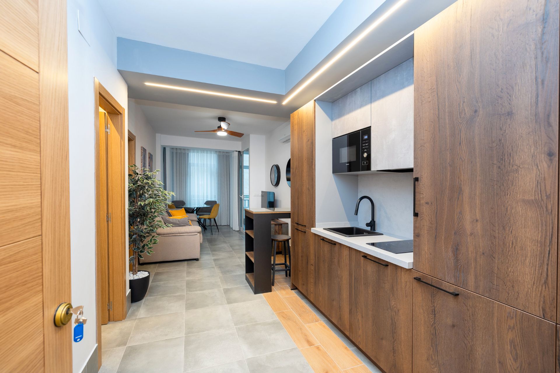 Cocina de Piso de alquiler en  Granada Capital con Aire acondicionado, Calefacción y Amueblado