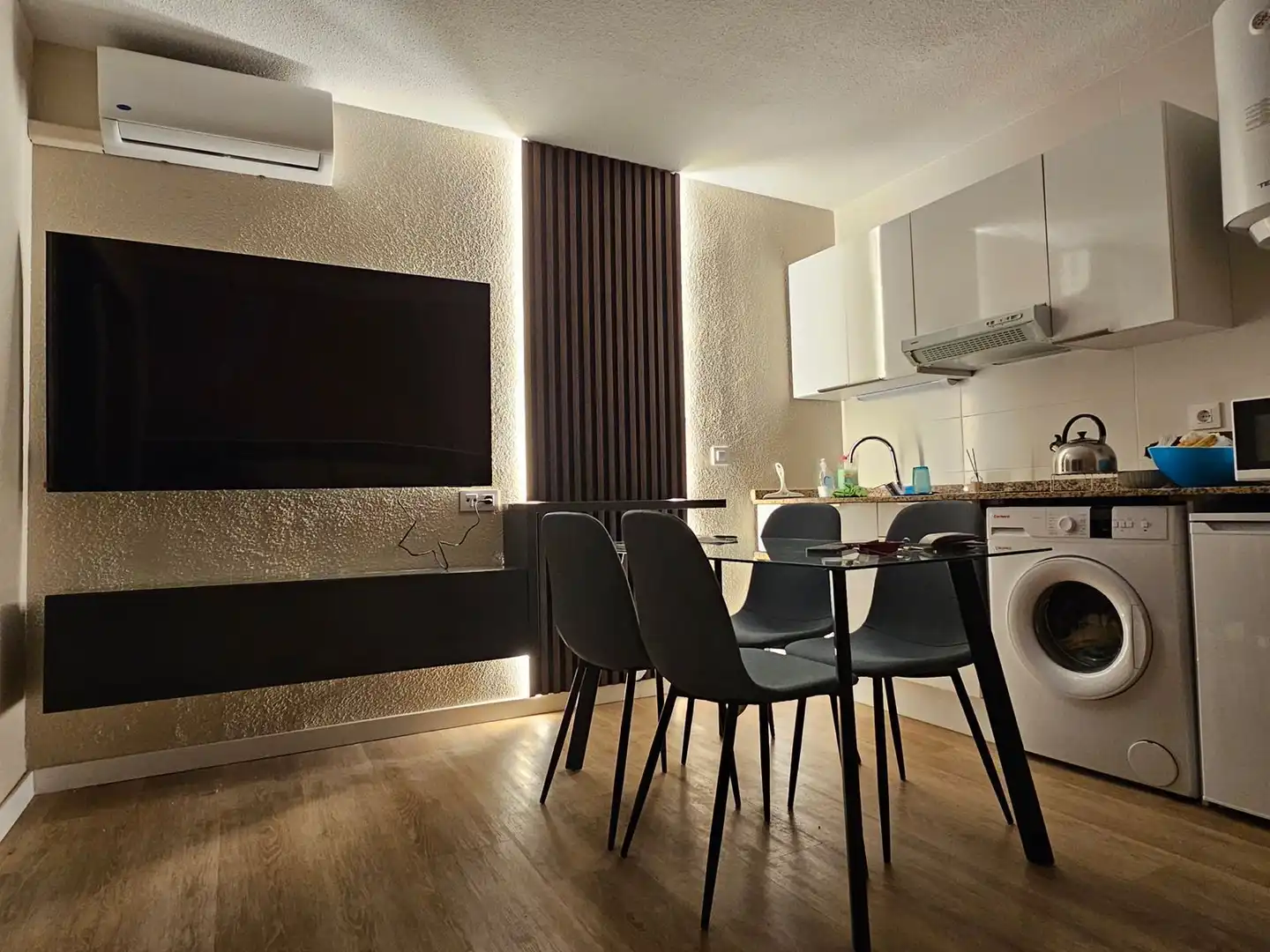 Esszimmer von Wohnung zur Miete in Benidorm mit Klimaanlage, Heizung und Terrasse