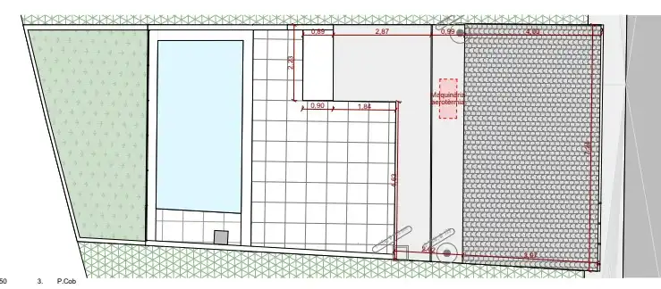 Piscina de Casa adosada en venta en Vilablareix con Aire acondicionado, Calefacción y Jardín privado