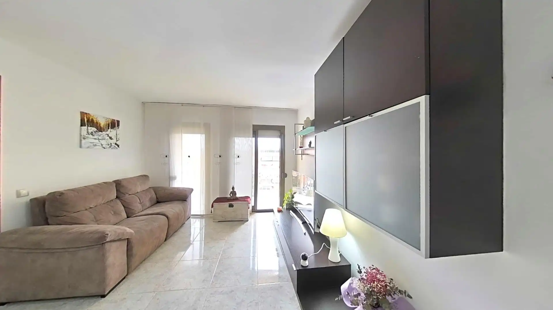 Sala de estar de Ático en venta en Canovelles con Terraza, Trastero y Balcón
