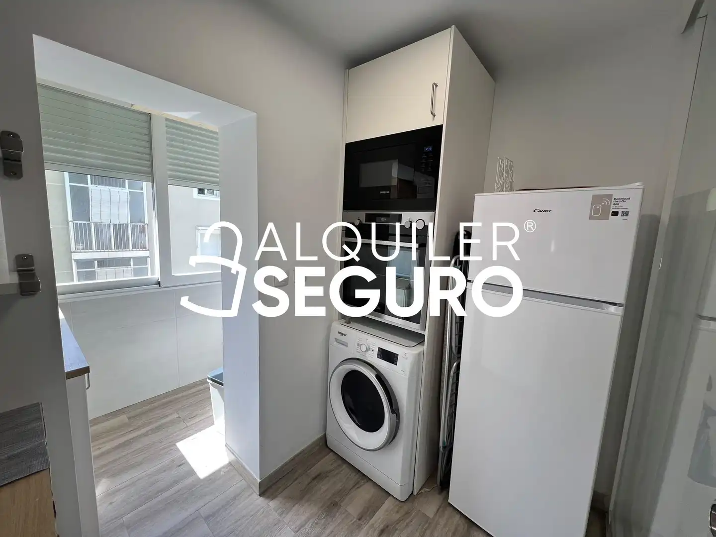 Cocina de Piso de alquiler en Madrid con Aire acondicionado, Calefacción y Amueblado