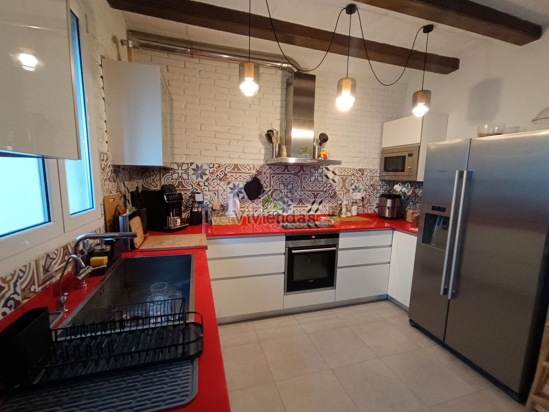 Kitchen of Flat for sale in  Barcelona Capital  with Air Conditioner, Heating and Parquet flooring