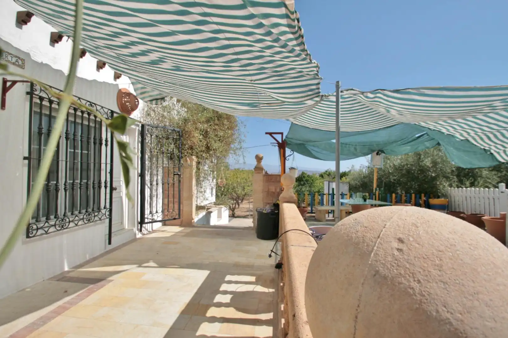 Terraza de Casa o chalet en venta en Alhama de Almería con Aire acondicionado, Jardín privado y Trastero