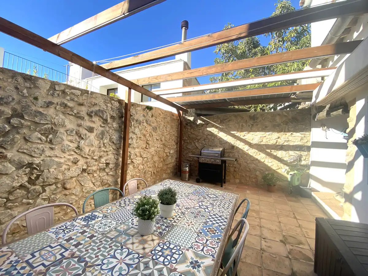 Terrace of Detached homes for sale in Sanet y Negrals  with Air Conditioner, Heating and Terrace