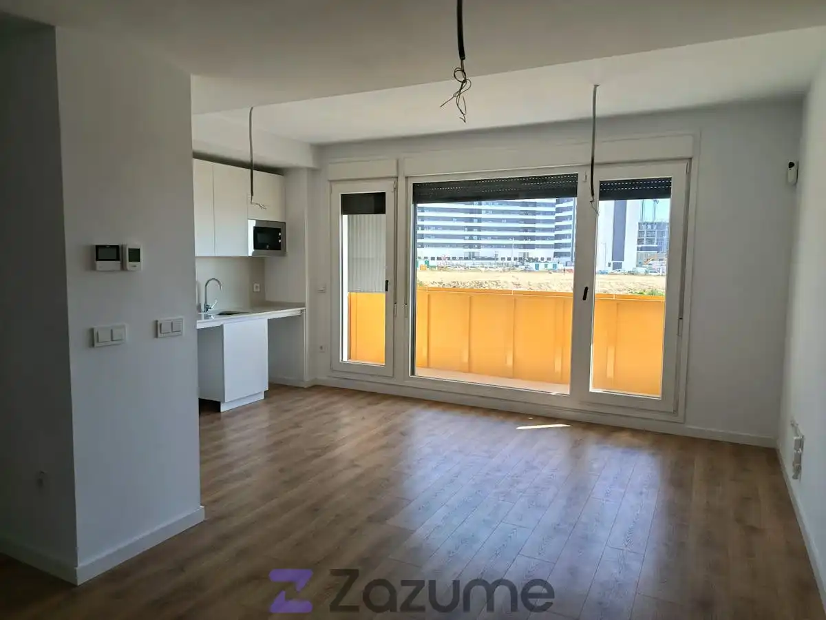 Schlafzimmer von Wohnung zur Miete in Dos Hermanas mit Klimaanlage, Heizung und Privatgarten