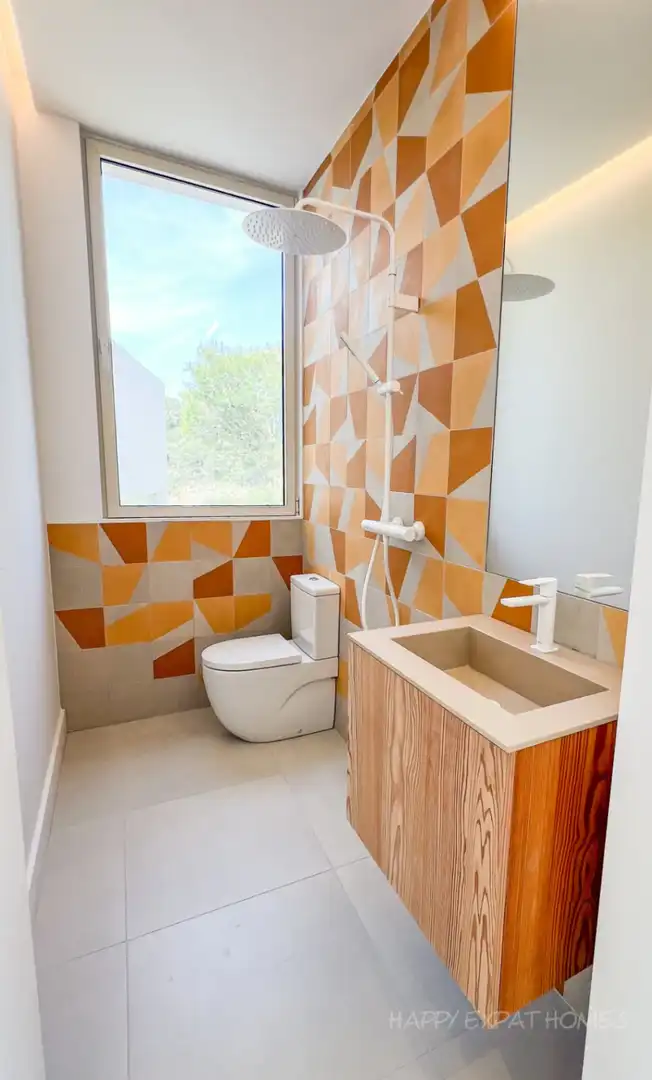 Bathroom of Houses for sale in Sant Pere de Ribes  with Air Conditioner, Heating and Private garden