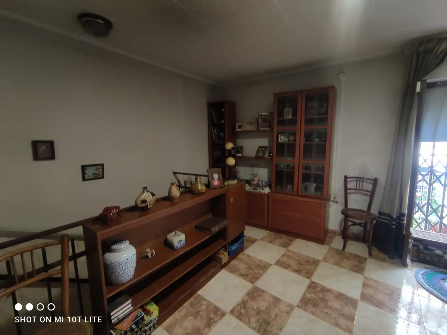 Sala d'estar de Casa adosada en venda en Elche / Elx amb Aire condicionat, Terrassa i Balcó