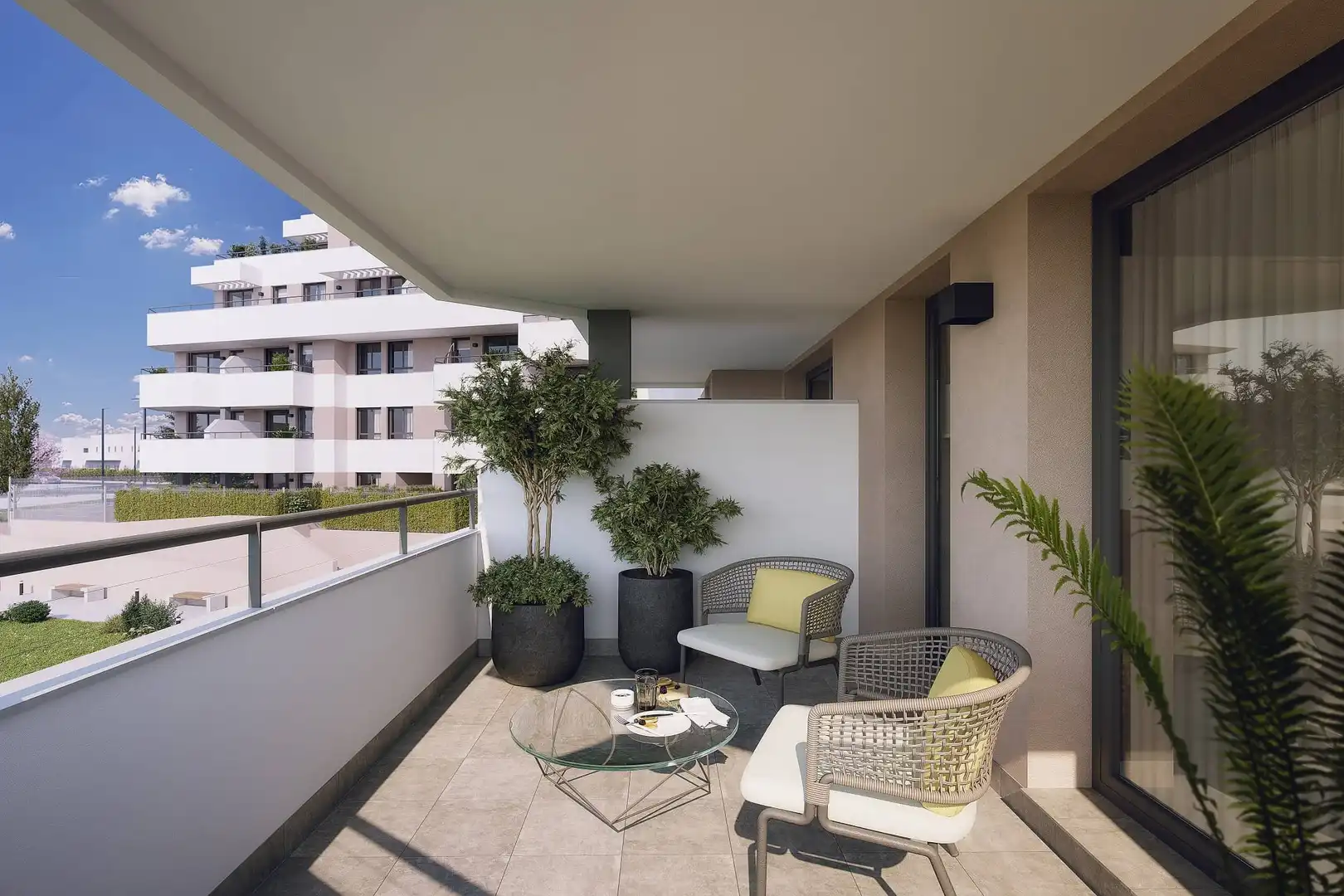 Terrasse von Dachboden zum Verkauf in Oviedo  mit Heizung, Privatgarten und Terrasse