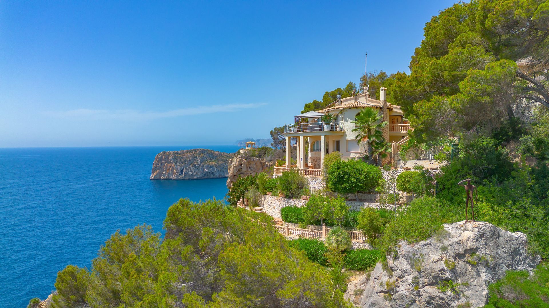 Garden of House or chalet for sale in Jávea / Xàbia  with Air Conditioner and Storage room