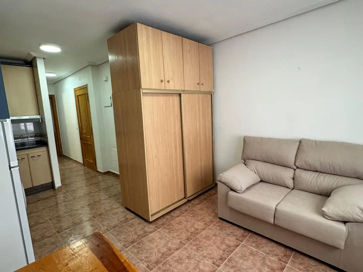 Sala d'estar de Apartament de lloguer en  Murcia Capital amb Aire condicionat, Calefacció i Moblat