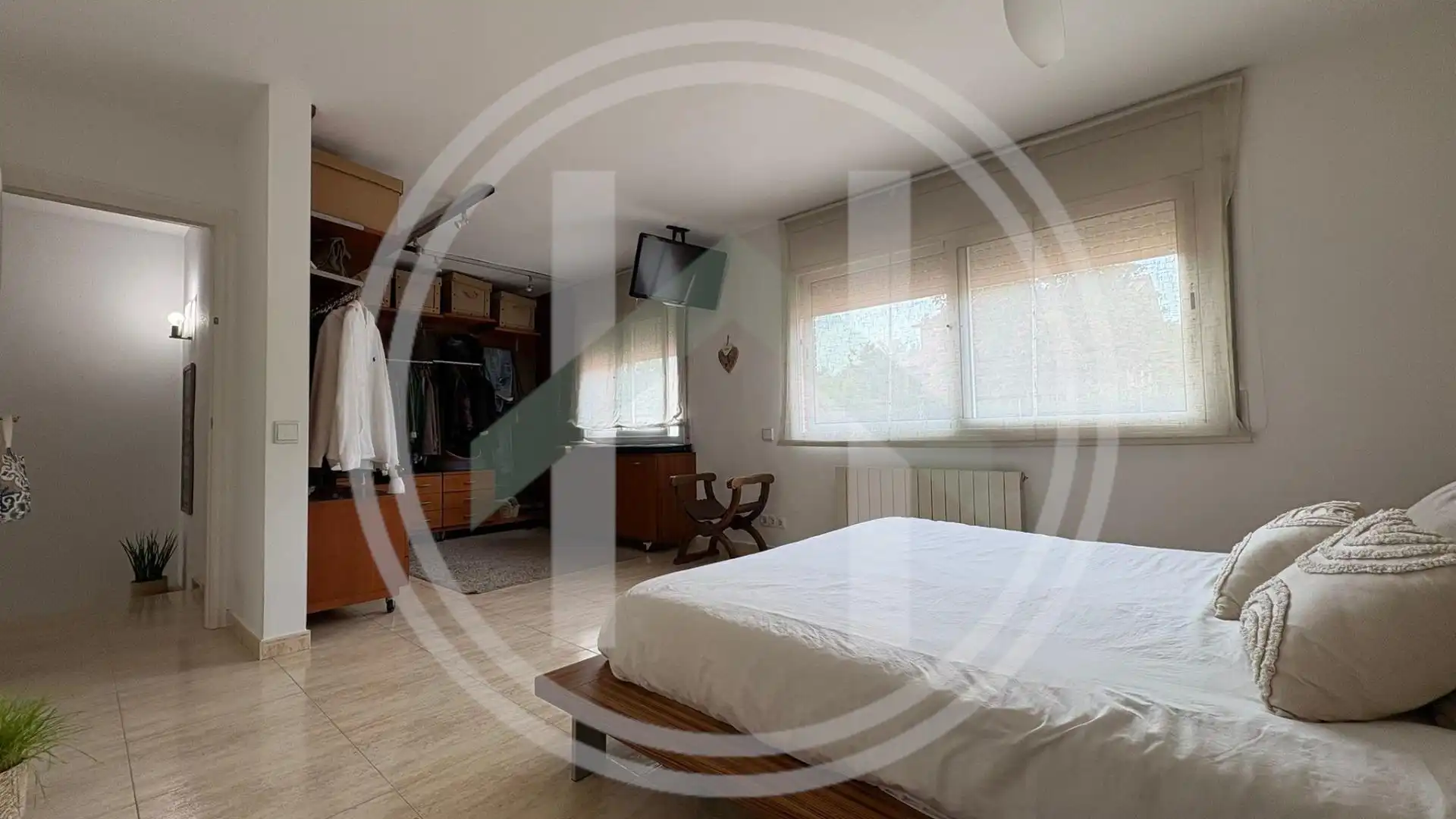 Schlafzimmer von Haus oder Chalet zum Verkauf in Cardedeu mit Heizung, Privatgarten und Terrasse