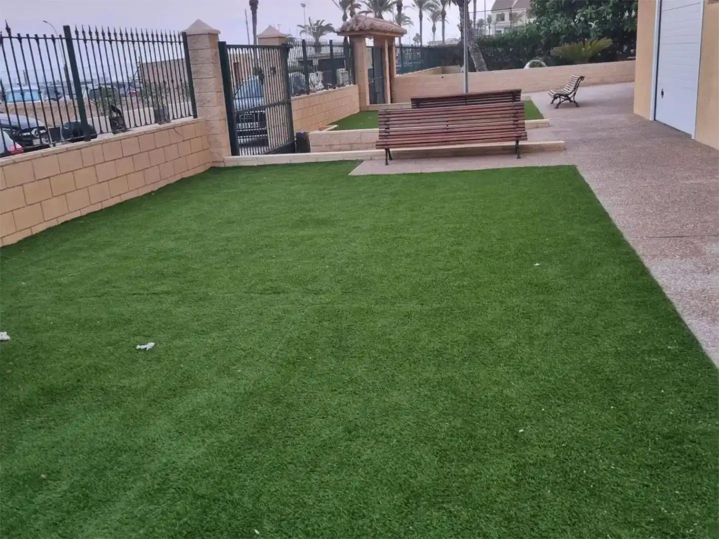 Terrassa de Apartament de lloguer en El Puig de Santa Maria amb Aire condicionat, Jardí privat i Terrassa