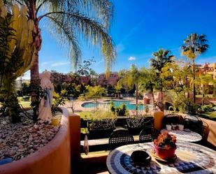 Terrace of Apartment for sale in Estepona  with Air Conditioner, Private garden and Terrace