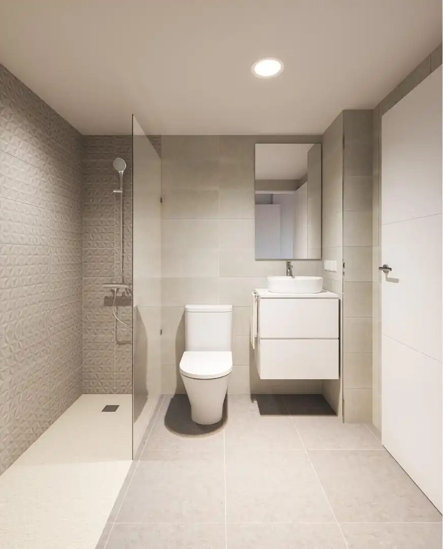 Baño de Apartamento en venta en Vélez-Málaga con Aire acondicionado, Terraza y Trastero