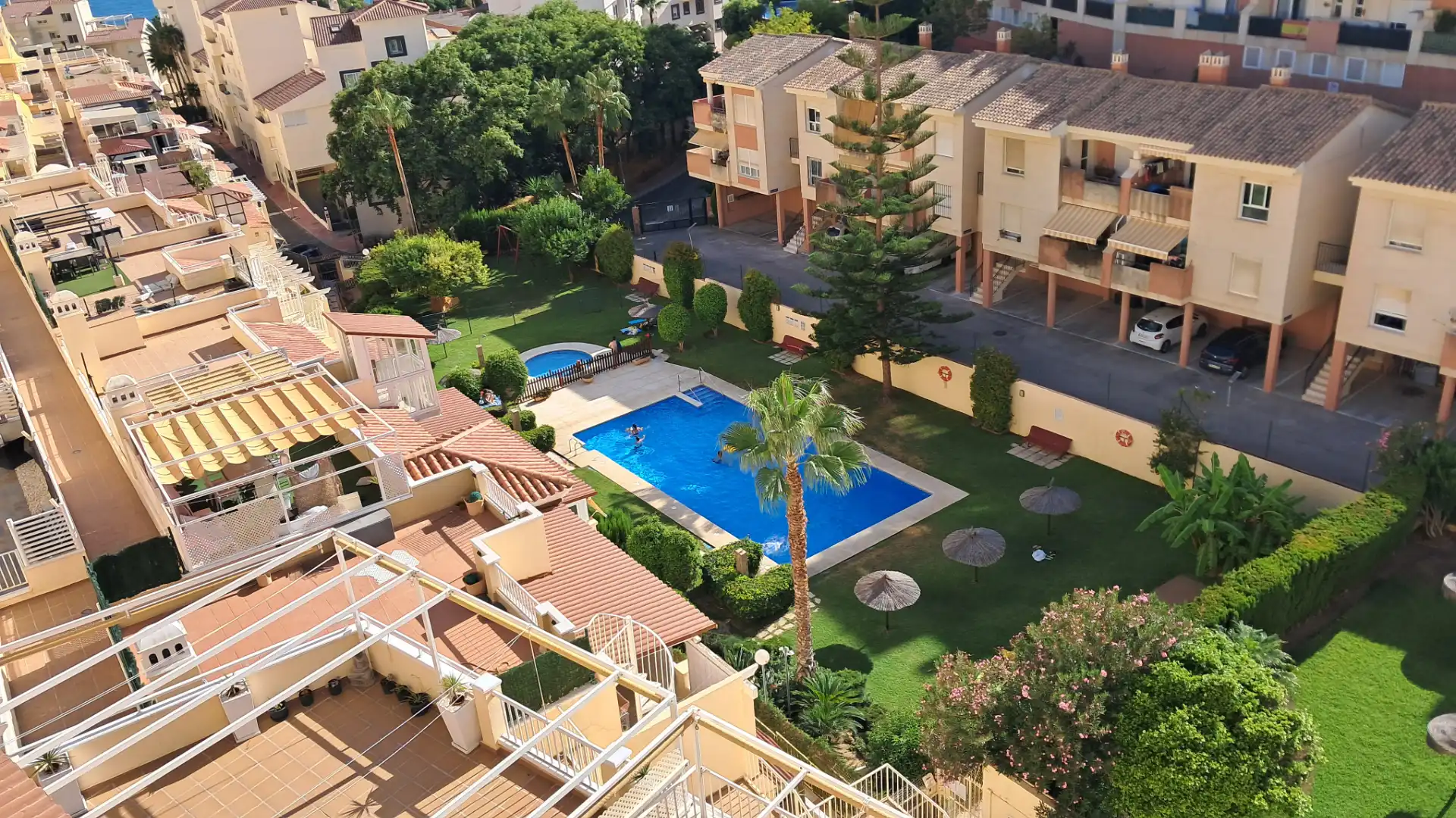 Piscina de Dúplex en venda en Benalmádena amb Aire condicionat, Parquet i Terrassa