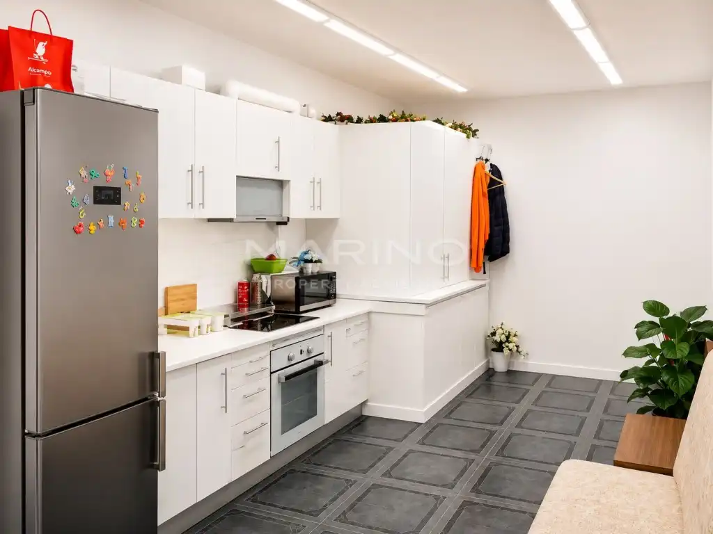 Kitchen of Flat for sale in Barcelona  with Air Conditioner, Terrace and Furnished
