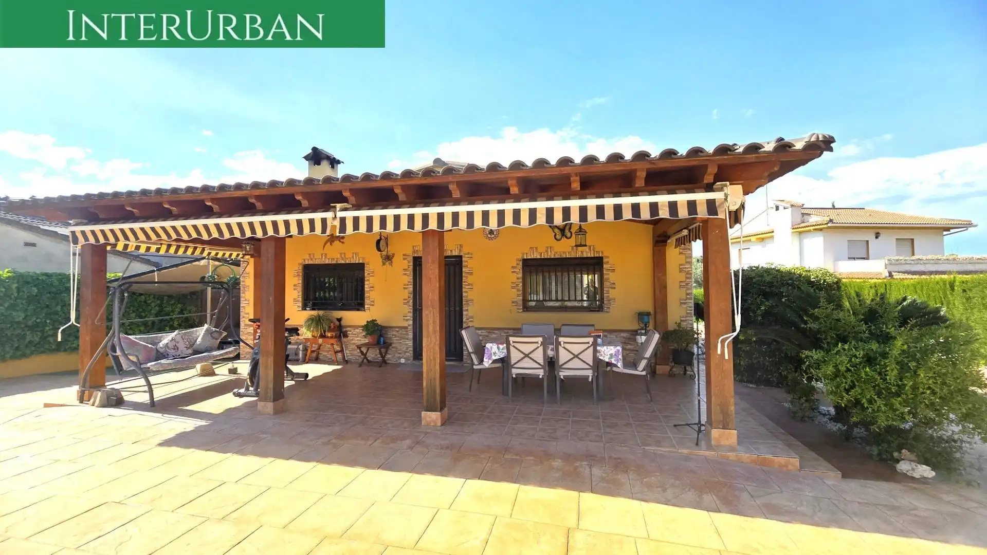 Terraza de Casa o chalet en venta en Vilamarxant con Aire acondicionado, Jardín privado y Terraza