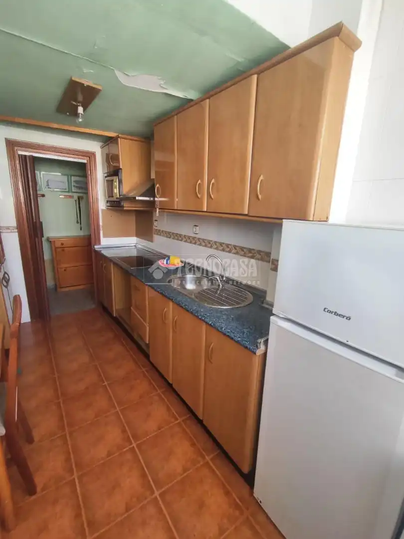 Küche von Wohnung zum Verkauf in Málaga mit Klimaanlage und Terrasse