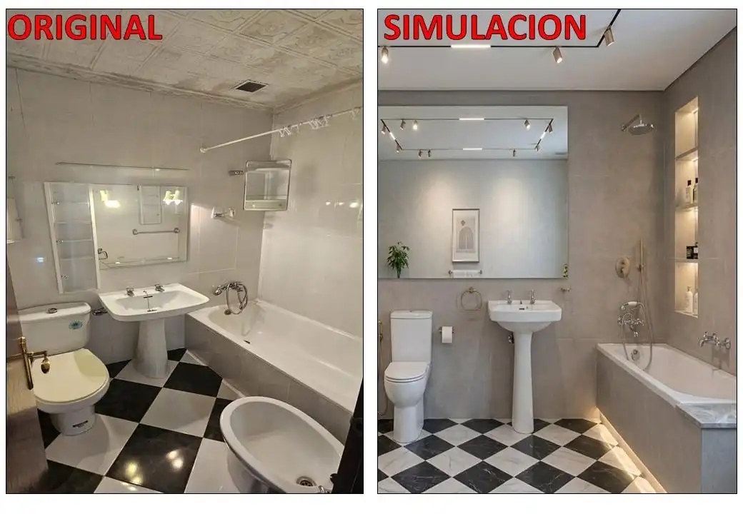 Baño de Casa adosada en venta en Torrevieja con Jardín privado, Trastero y Amueblado