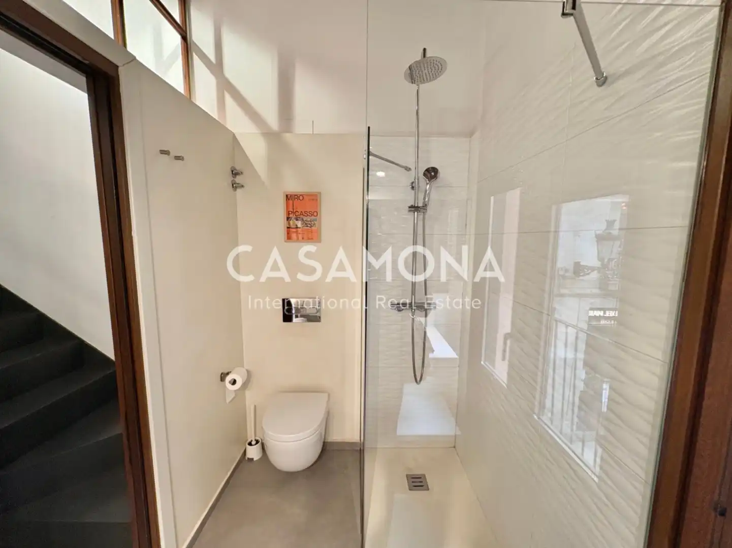 Badezimmer von Maisonette zur Miete in Barcelona mit Klimaanlage, Heizung und Abstellraum