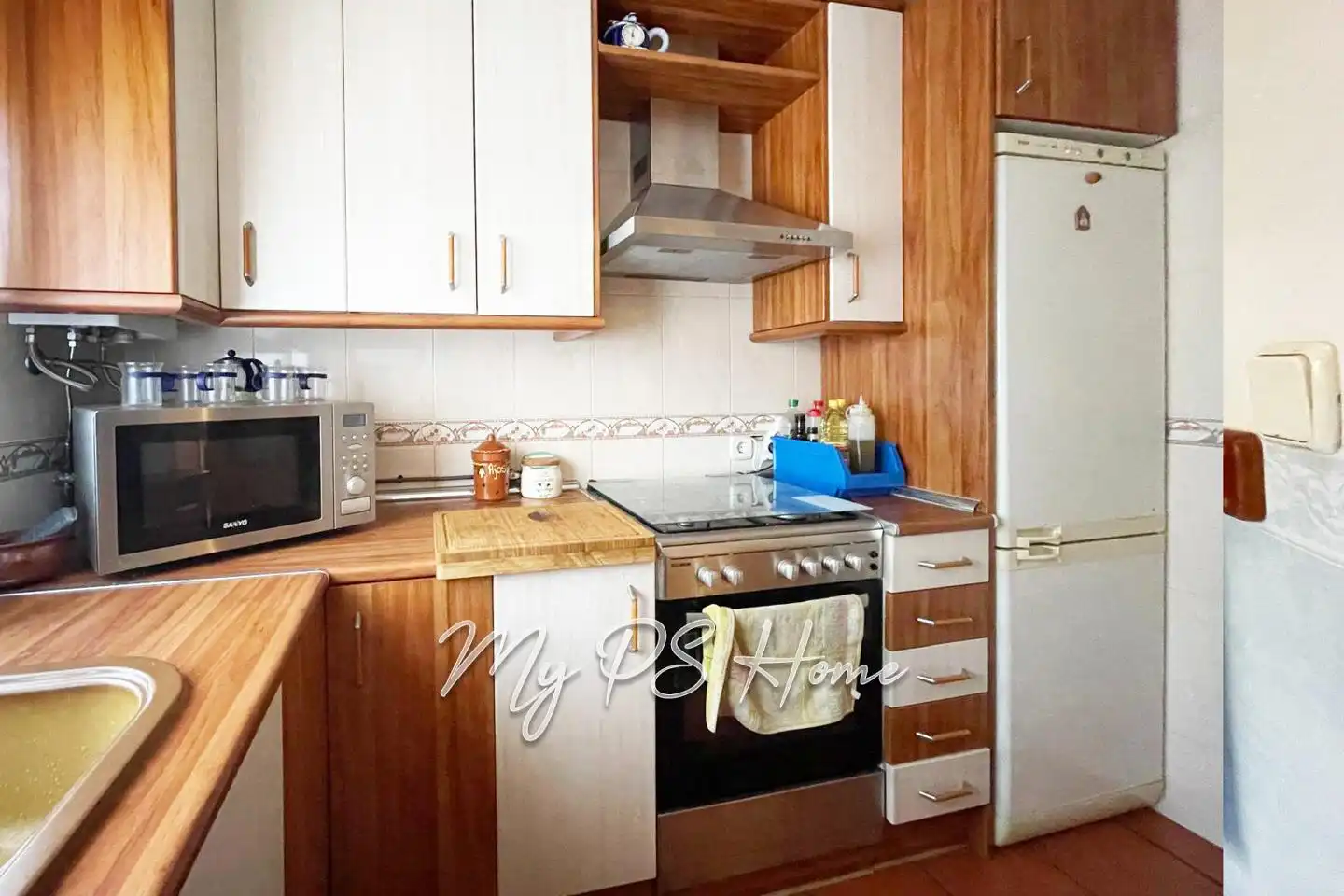 Cocina de Casa o chalet en venta en Barajas de Melo con Aire acondicionado, Jardín privado y Amueblado