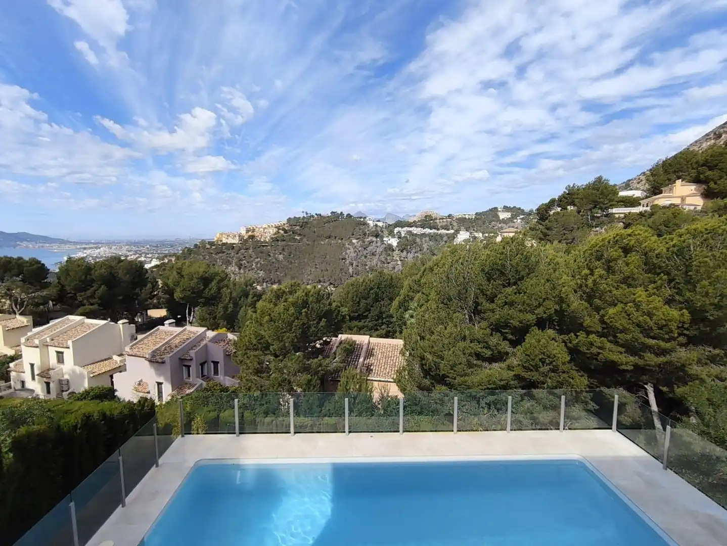 Exterior view of Houses for sale in Altea  with Air Conditioner, Heating and Private garden