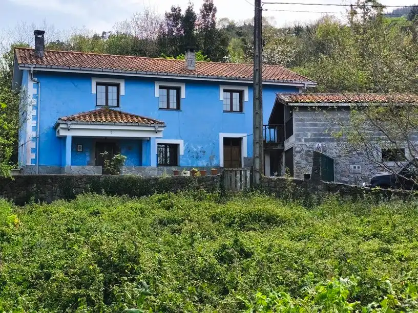 Vista exterior de Casa o chalet en venta en Salas con Amueblado