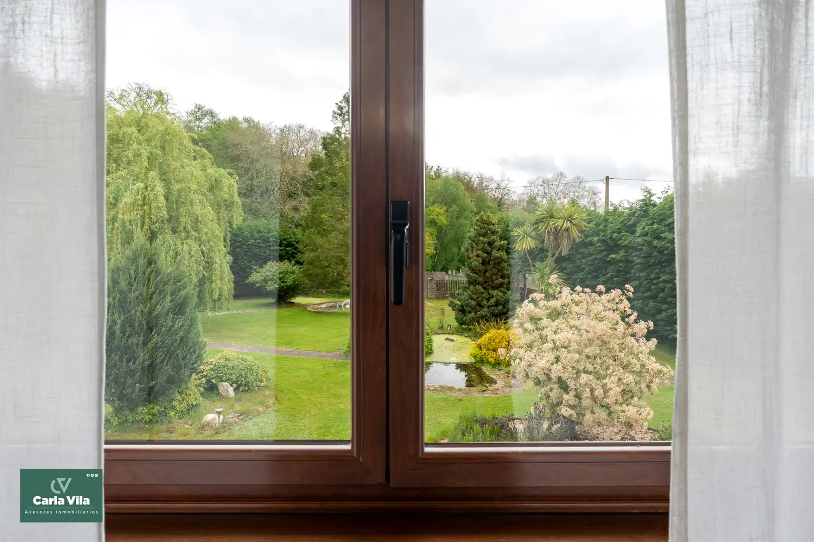 Garden of Houses for sale in Lugo  with Heating, Private garden and Parquet flooring
