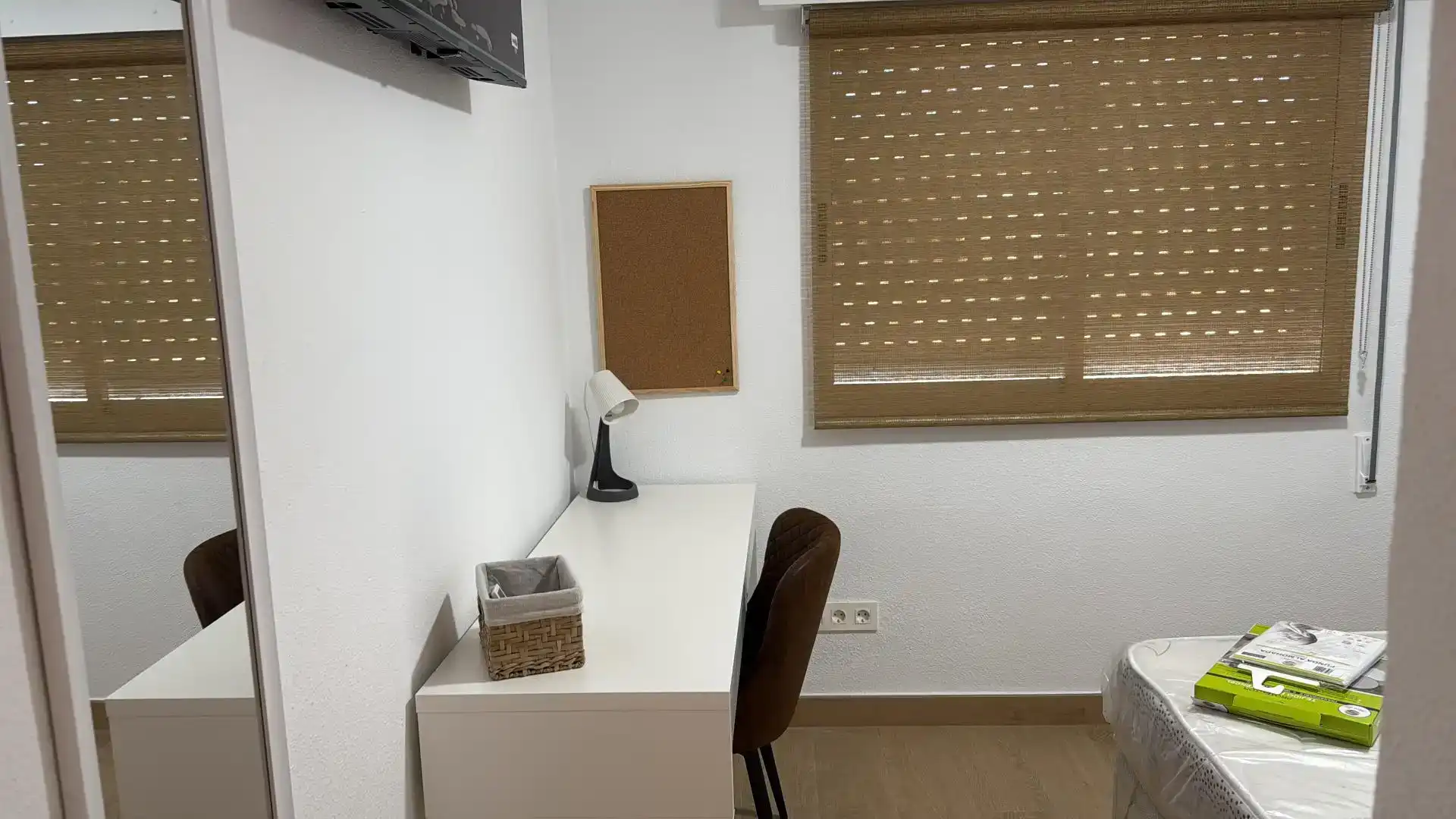 Schlafzimmer von Wohnung zur Miete in Cartagena mit Klimaanlage, Parkett und Abstellraum