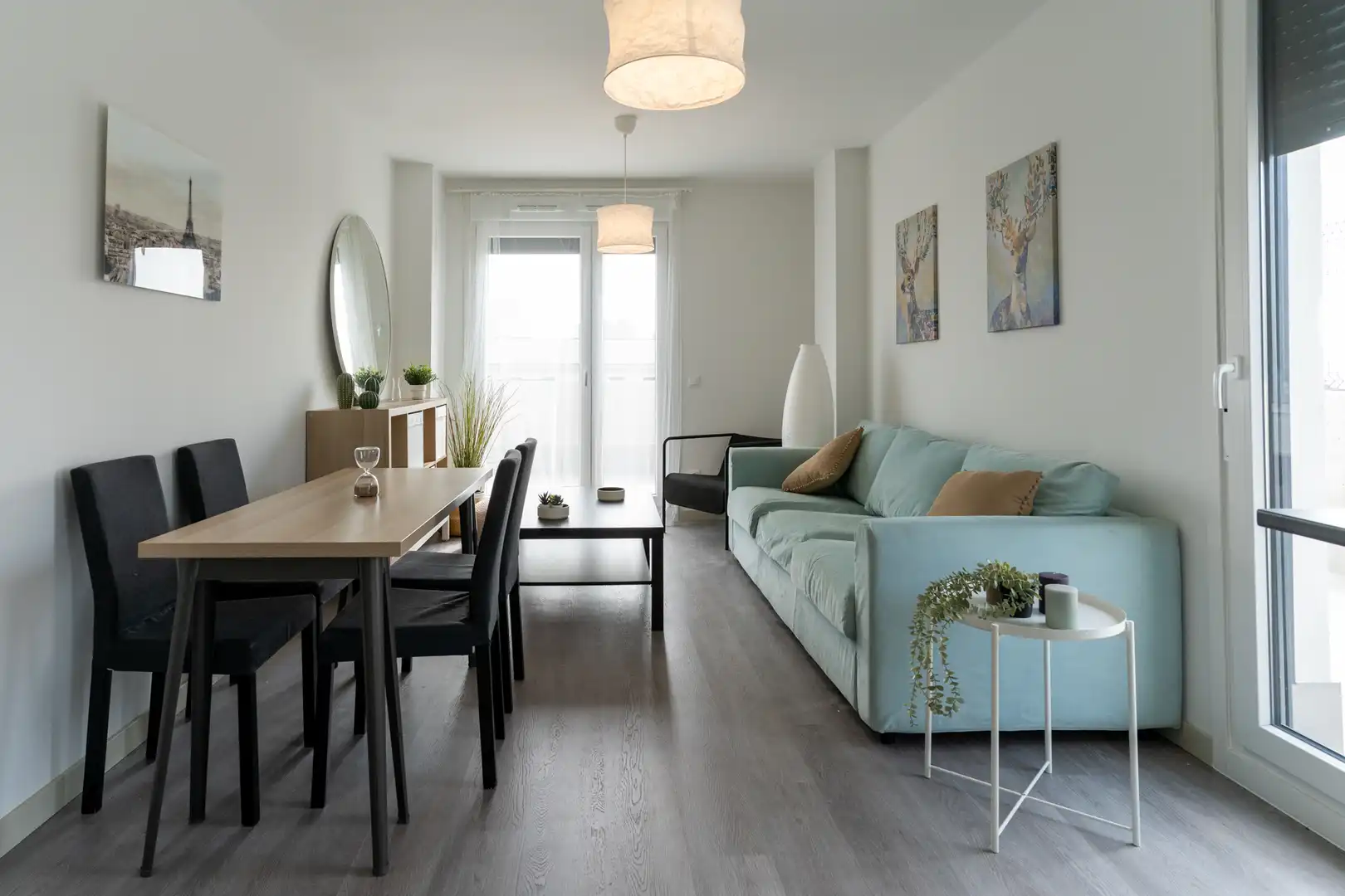 Wohnzimmer von Wohnung zur Miete in Colmenar Viejo mit Haustiere erlaubt