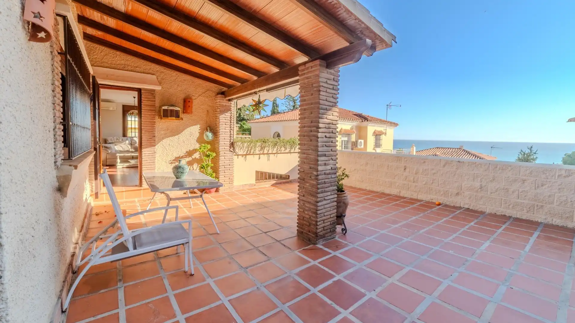 Terraza de Casa o chalet en venta en Rincón de la Victoria con Aire acondicionado, Terraza y Trastero