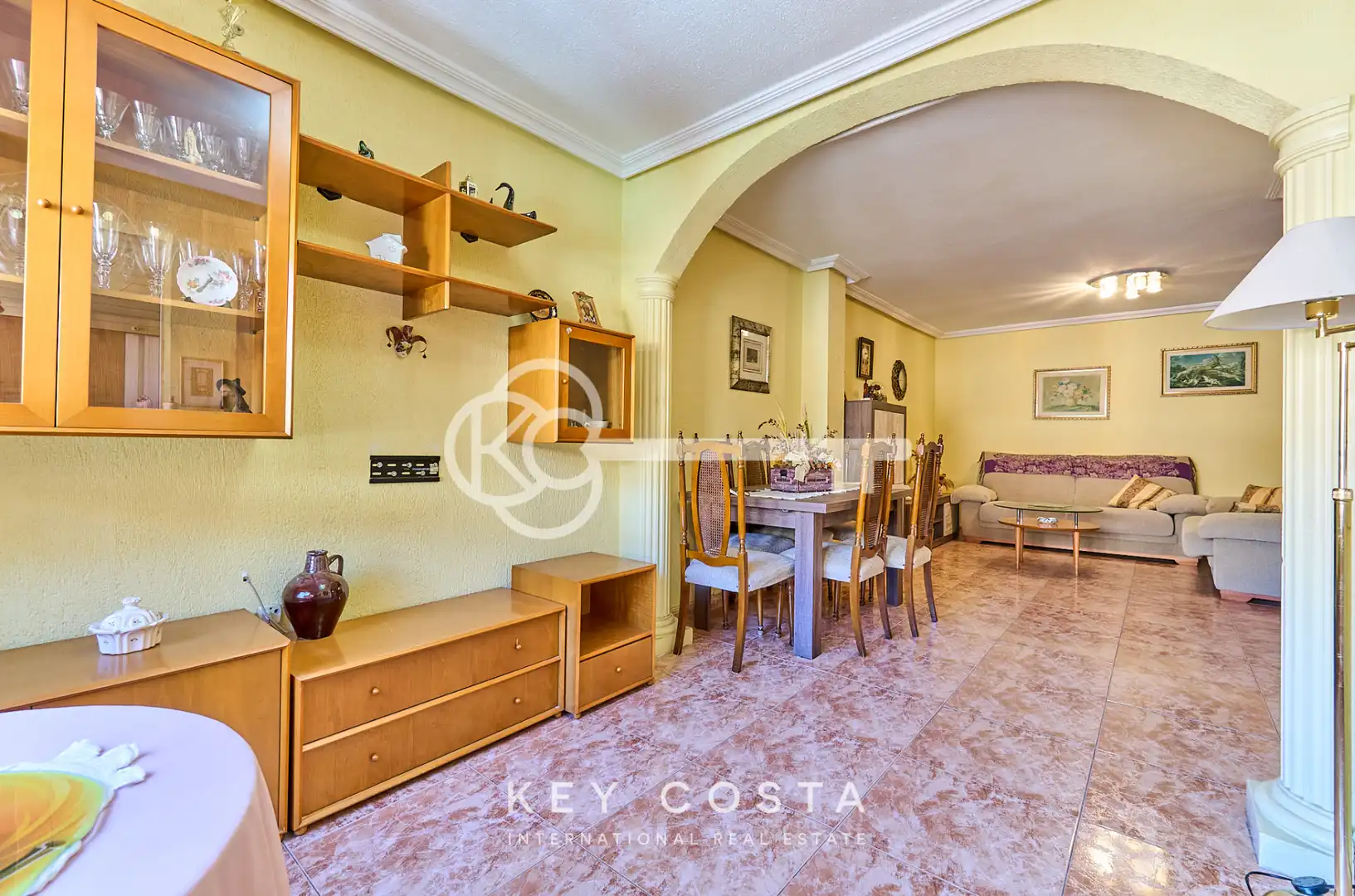 Wohnzimmer von Wohnung zum Verkauf in Alicante / Alacant mit Möbliert