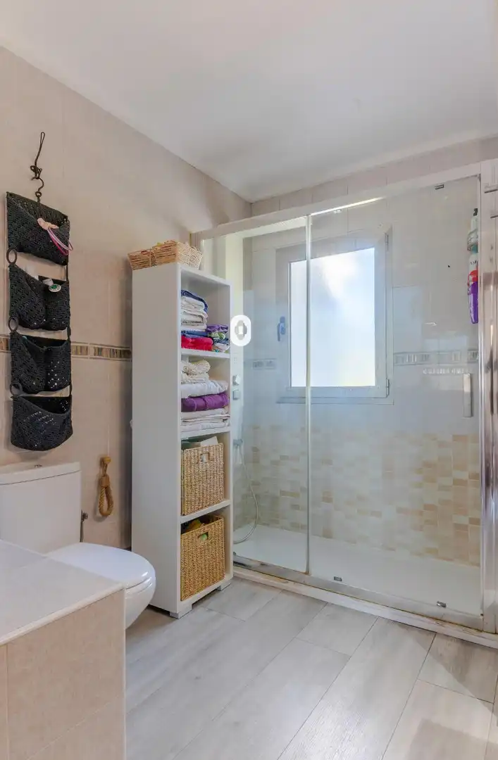 Bany de Casa adosada en venda en Sa Pobla amb Aire condicionat, Jardí privat i Parquet