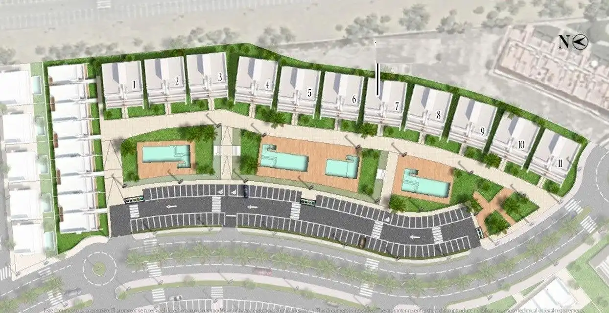 Vista exterior de Ático en venta en Alhama de Murcia con Aire acondicionado, Terraza y Piscina